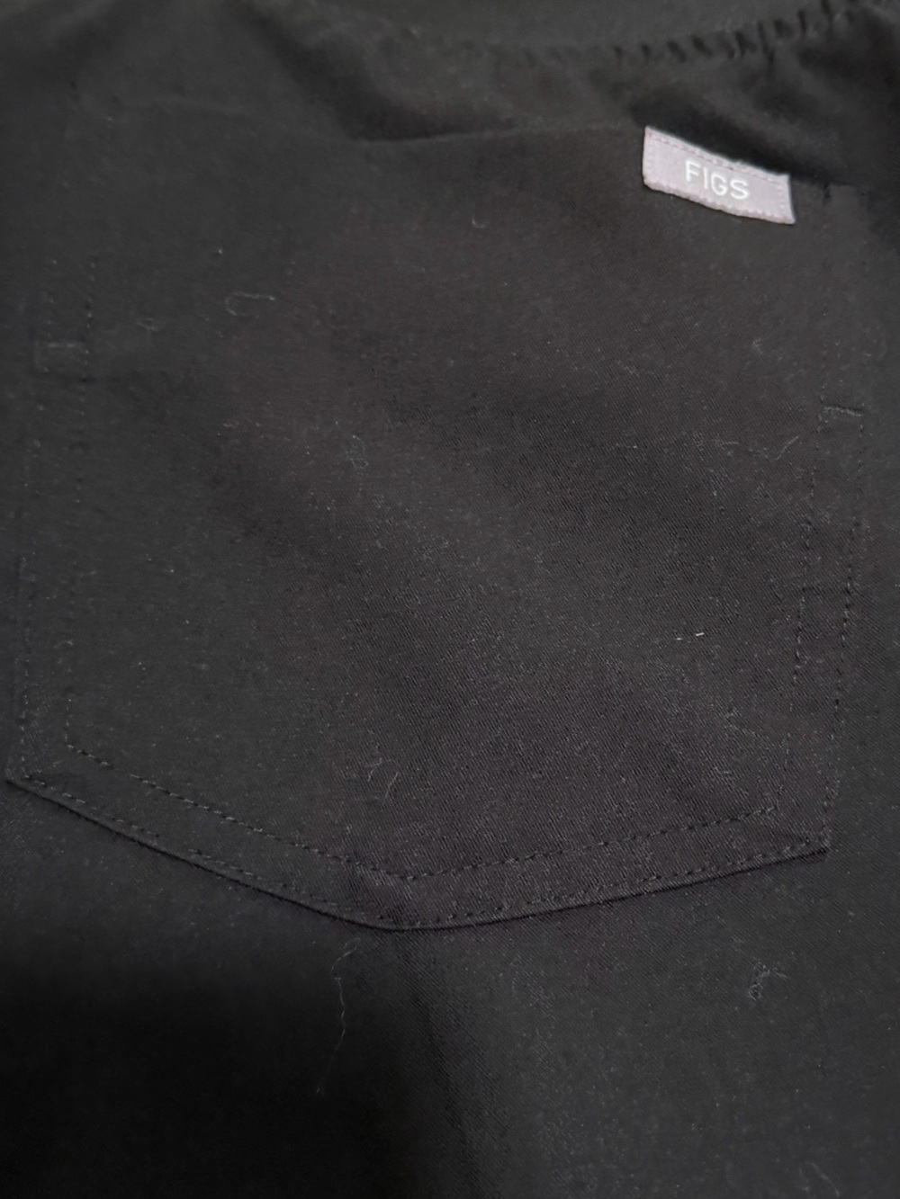 FIGS Women's Black Technical Collection Scrub Top and Bottom Set Size Small - Picture 16 of 16